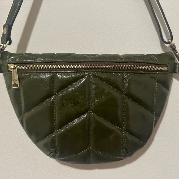 Patricia Nash Tinchi Belt Bag Quilted in Green NWOT - Picture 5 of 9